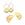 Beads wholesaler  - Half circle pendant Openwork in golden brass 19x10.5mm - Hole: 1mm (2)