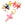 Beads wholesaler  - Cross charm pendant Golden-plated brass pink enamel - 15x8mm (1)