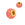 Beads Retail sales Round bead golden brass and coral enamel - 5x6mm - Hole: 1.5mm (1)