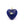 Beads wholesaler  - Lapis lazuli heart pendant and zircon eye - 26mm - Hole: 4mm (1)