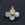 Beads wholesaler  - Moonstone flower pendant - flash gold on silver - 15mm - Hole: 1mm (1)