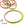 Beads wholesaler  - Horn bangle bracelet lacquered Love bird green - 65mm - Thickness: 3mm (1)