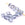 Beads Retail sales Baroque rondelle Czech beads Transparent Blue - 6-8mm (10g)