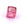 Beads wholesaler  - Murano cube bead ruby ​​and silver 6x6mm (1)