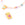 Beads wholesaler  - Square charm pendant enamel pink flash gold 6x10mm (1)