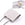 Beads wholesaler  - Pouch with flap in velvet gray microfiber - 6x6mm (1)