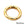 Beads wholesaler  - Round spring clasp Golden brass - 15x3mm (1)