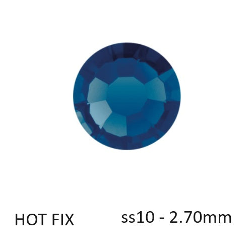 Buy Preciosa Flatback Hotfix Rhinestones Montana - ss10-2.70mm (80)