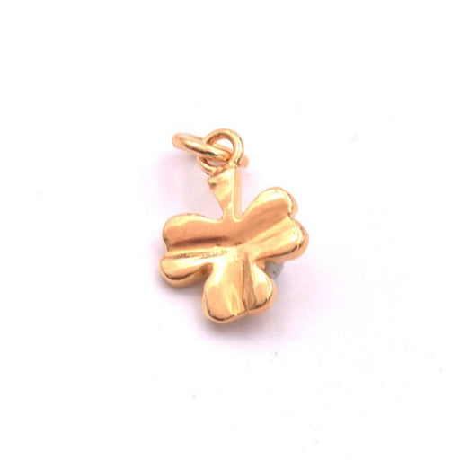 Pendant clover Gold-plated 3 microns 12x9mm (1)