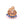 Beads wholesaler  - Oval zircon pendant golden shadow and blue gold plated 3 microns 8mm(1)