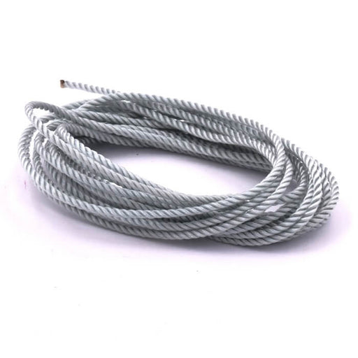 Silky twisted nylon cord light gray 1.5mm (2m)