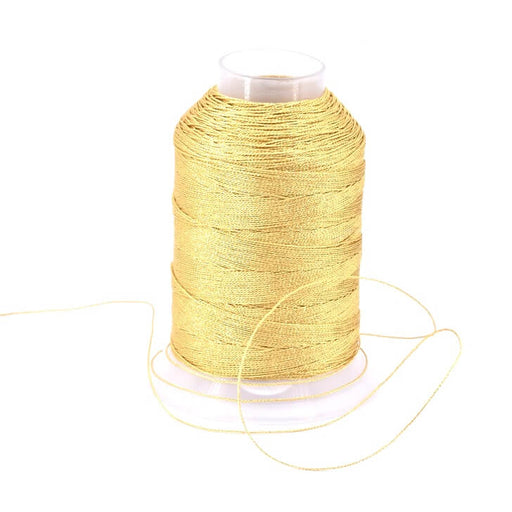 Buy Metallic wire and polyester cord gold color 0.6mm (5m)