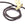 Beads wholesaler  - Round braided leather cord chocolate brown 3mm (50cm)