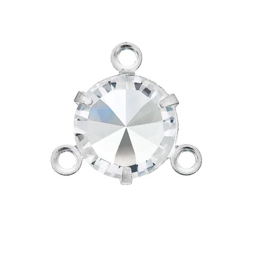 Preciosa Maxima Crystal Pure SS18-4.30mm 3 ring silver set (20)