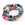 Beads wholesaler  - Multicolored millefiori roundel tube beads 3-4x6-7mm - Hole: 1mm - 36cm (1 strand )