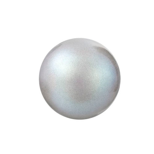Preciosa Pearlescent Gray round pearl bead - 4mm (20)