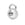 Beads wholesaler  - Scrimp beads oval metal silver plated 3.5mm (2)