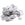 Beads Retail sales Silver Sew-on Sequins 6mm - Hole: 1mm (10g)