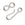 Beads wholesaler  - Hook clasp S in 2 parts in 925 silver - 20x4mm (2 clasps)