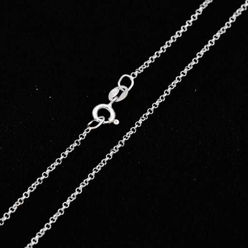 Buy Curb chain necklace - 925 sterling silver 1.5mm - 40cm (1)