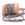 Beads wholesaler  - Recycled sari silk ribbon sewn crinkle burnished lilac 3mm (1m)