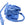 Beads wholesaler  - Recycled Sari Silk Ribbon - Frayed Crinkled -Blue - 30mm (1m)