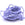 Beads wholesaler  - Lavender blue hand-dyed natural silk cord 2mm (1m)