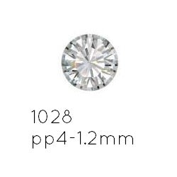 Austrian Crystal 1028 Xilon Chaton Crystal Foiled PP4-1.2mm (50)