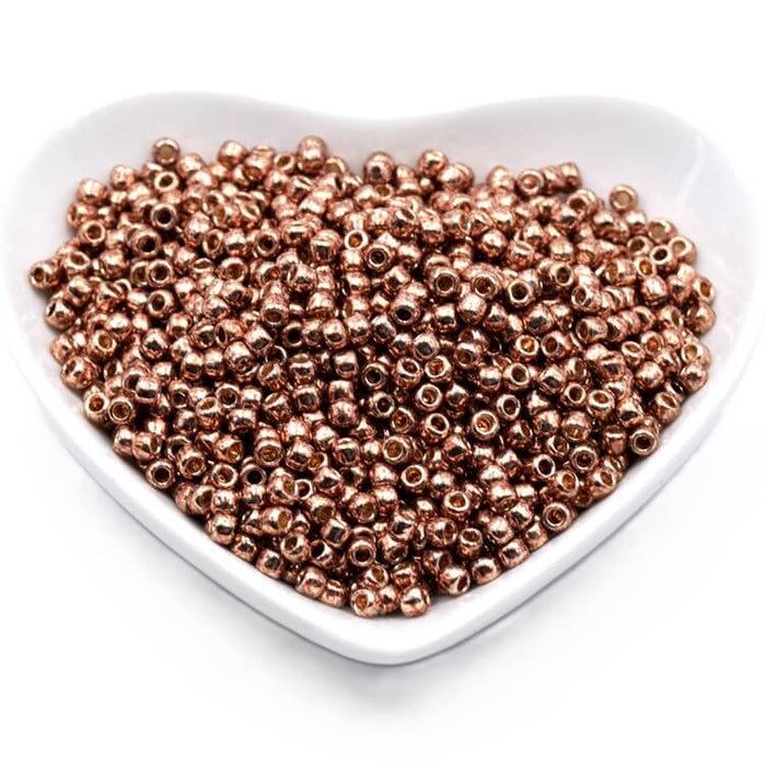 ccPF593 - Toho Seed Beads 8/0 Galvanized Almond PF (10g)