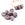 Beads wholesaler  - Ethnic faceted washer bead gray - bone -14-9x10-4mm (6)