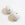 Beads Retail sales Round resin bead white 20mm - Hole : 1. 8mm (20)
