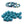 Beads wholesaler  - Oval resin bead teal green 13x10mm - Hole: 1.8mm (20)