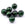 Beads wholesaler  - Round light dark green resin bead -15mm - Hole: 2mm (20)
