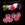 Beads Retail sales Neon pink resin flower bead 25mm - Hole: 2mm (2)