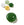 Beads Retail sales Donut rondelle glass bead Dark green imitation jade - 10x3.5mm (4)