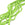 Beads wholesaler  - Faceted glass beads Apple green 2.5x1.5mm - Hole 0.4mm (1 strand)