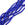 Beads wholesaler  - Faceted glass beads Royal blue 2.5x1.5mm - Hole 0.4mm (1 strand)