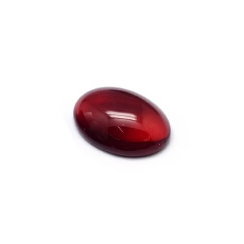 Purple Red glass oval cabochon 18x13x6mm (1)