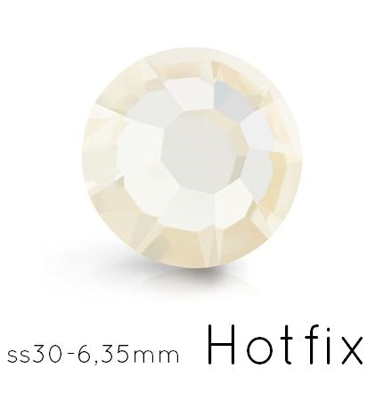 Preciosa Crystal Blond Flare Flatback Hotfix - ss30-6.35mm (12)