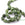 Beads Retail sales Oval Tumbled Beads Dark Green Jade - 10x11-14mm - Hole: 0.8mm (1 strand - 37cm)