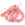 Beads wholesaler  - Oval Tumbled Beads Pink Jade - 10x12-14mm - Hole: 0.8mm (1 strand - 37cm)