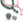 Beads wholesaler  - Guru bead in green aventurine 10mm and cone (1)