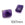 Beads wholesaler  - Faceted amethyst rectangle bead 10x7mm - Hole: 1mm (1)