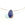 Beads wholesaler  - Tanzanite faceted pear drop bead pendant 9-11x7-8mm (1)