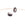 Beads Retail sales Small drop pendant faceted black shell - 5x7mm - hole: 0.8mm (2)
