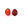 Beads wholesaler  - Oval cabochon in red agate 6x4mm (2)