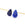 Beads wholesaler  - Drop bead pendant Lapis lazuli faceted - 10x6-8mm (2)