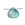 Beads Retail sales Natural green fluorite drop pendant 10.5x10.5mm (1)