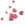 Beads wholesaler  - Rhodonite Heart Bead 6mm - Hole: 0.8mm (5)