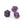 Beads wholesaler  - Natural Amethyst polygon beads 8-10x10mm - Hole: 1mm (3)